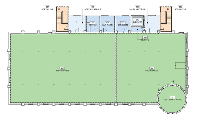 PENTHOUSE_3RD LEVEL - 9,760 SF - Floorplan